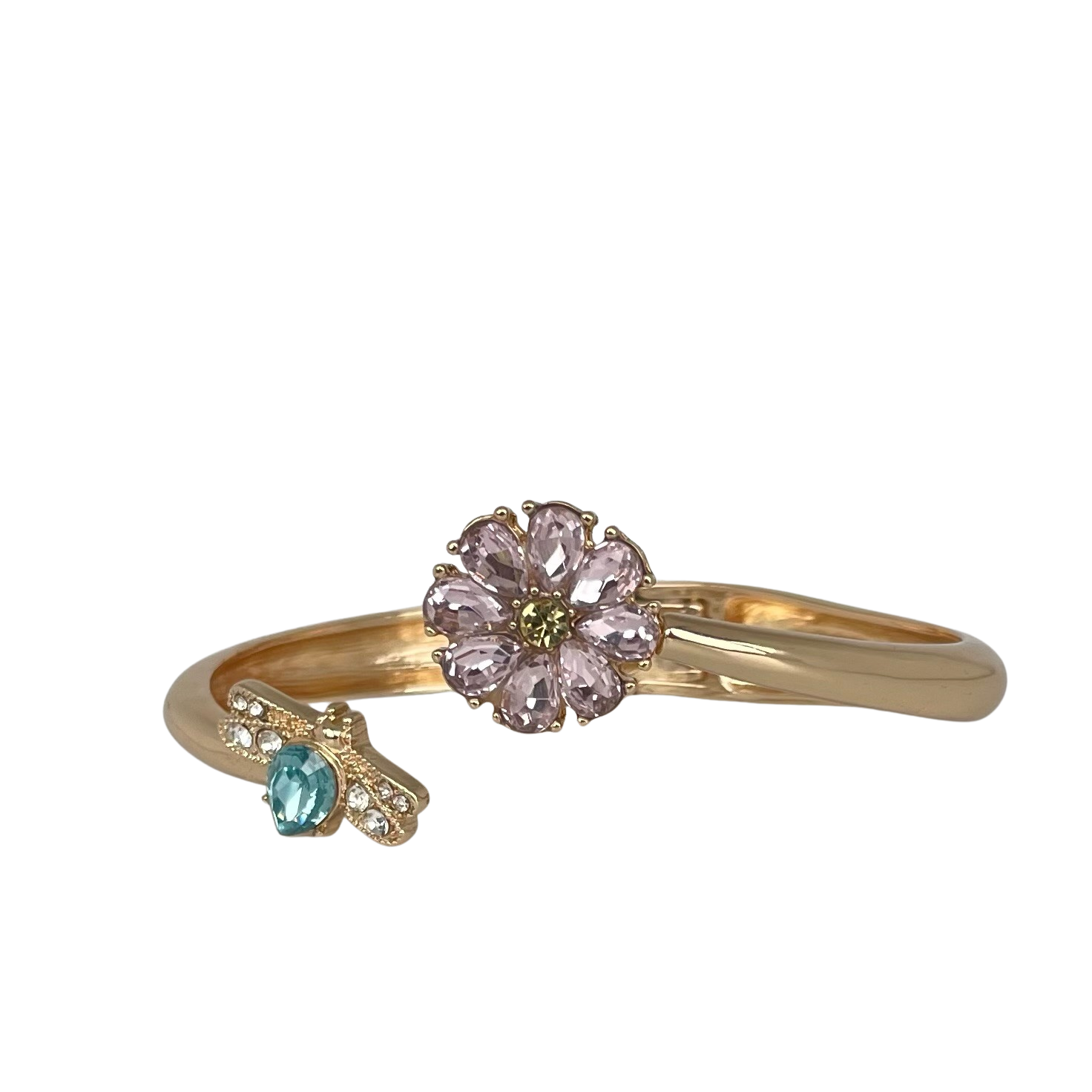 A Monet Bee and Flower Bangle