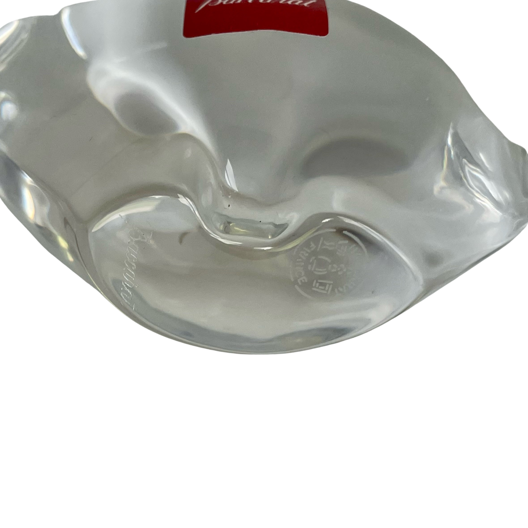 A Vintage Baccarat Crystal Pig