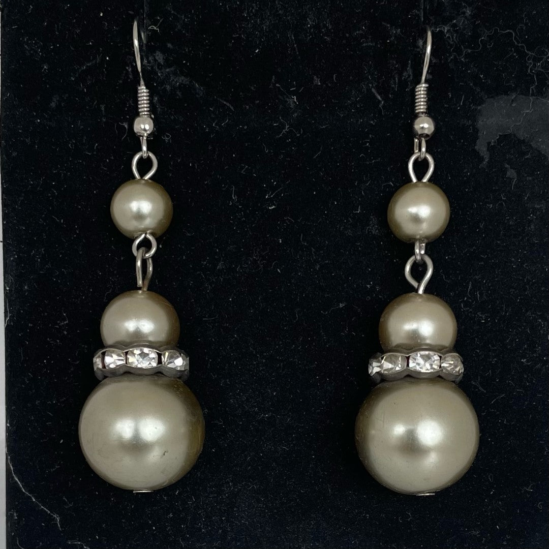 A Pair of Vintage Dangle Earrings for Pierced Ears