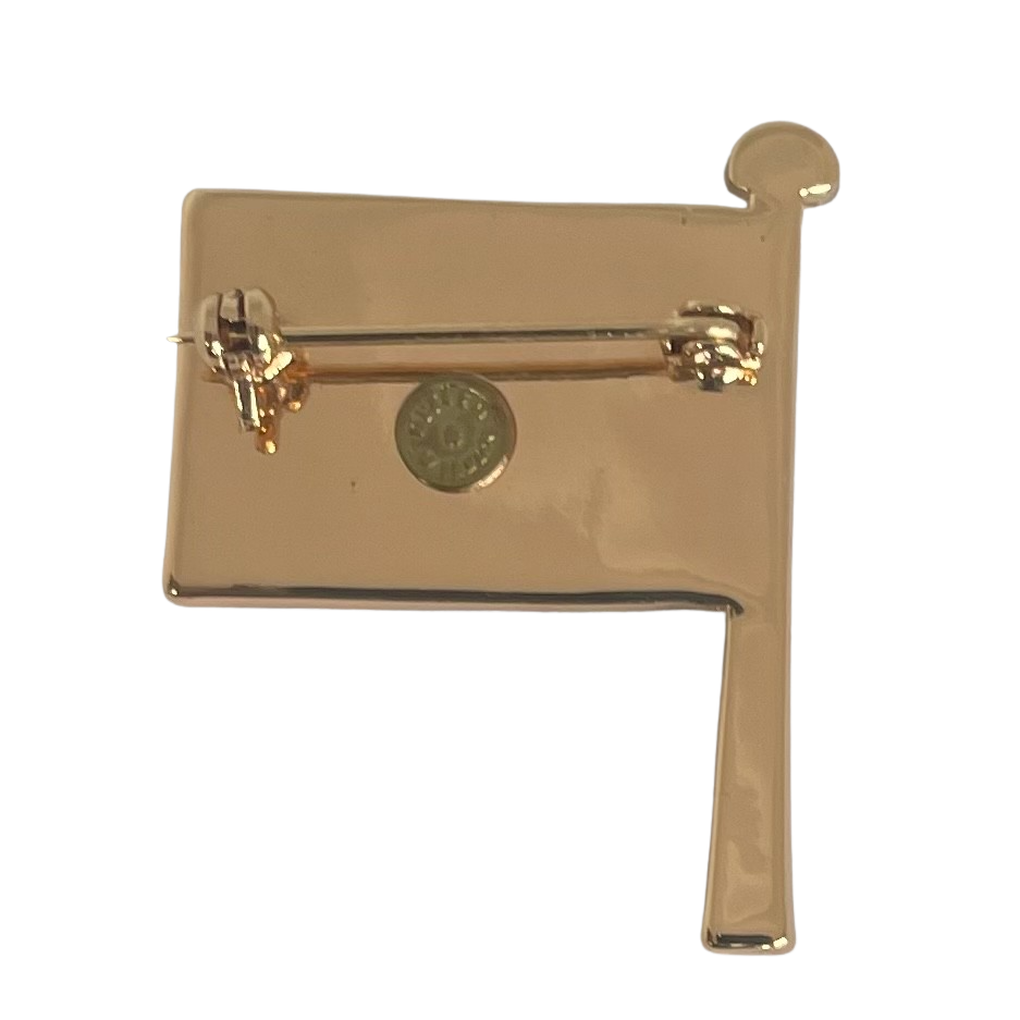 A Butler & Wilson Irish Flag Brooch