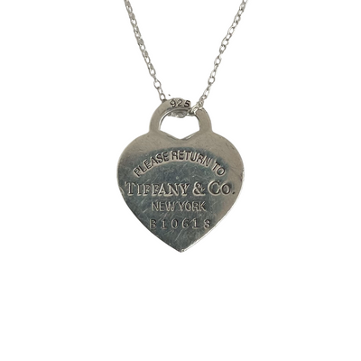 A Vintage Return to Tiffany Heart Tag Pendant/Charm