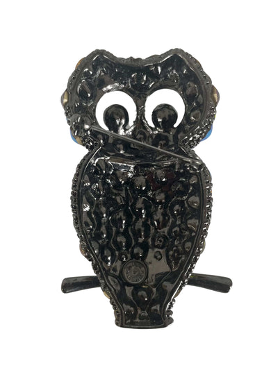 A Vintage Butler & Wilson Owl Brooch with Crystals
