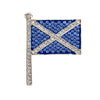 A Butler & Wilson Scottish Flag Brooch