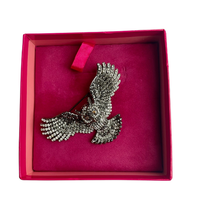 Vintage Butler & Wilson Crystal Owl Brooch