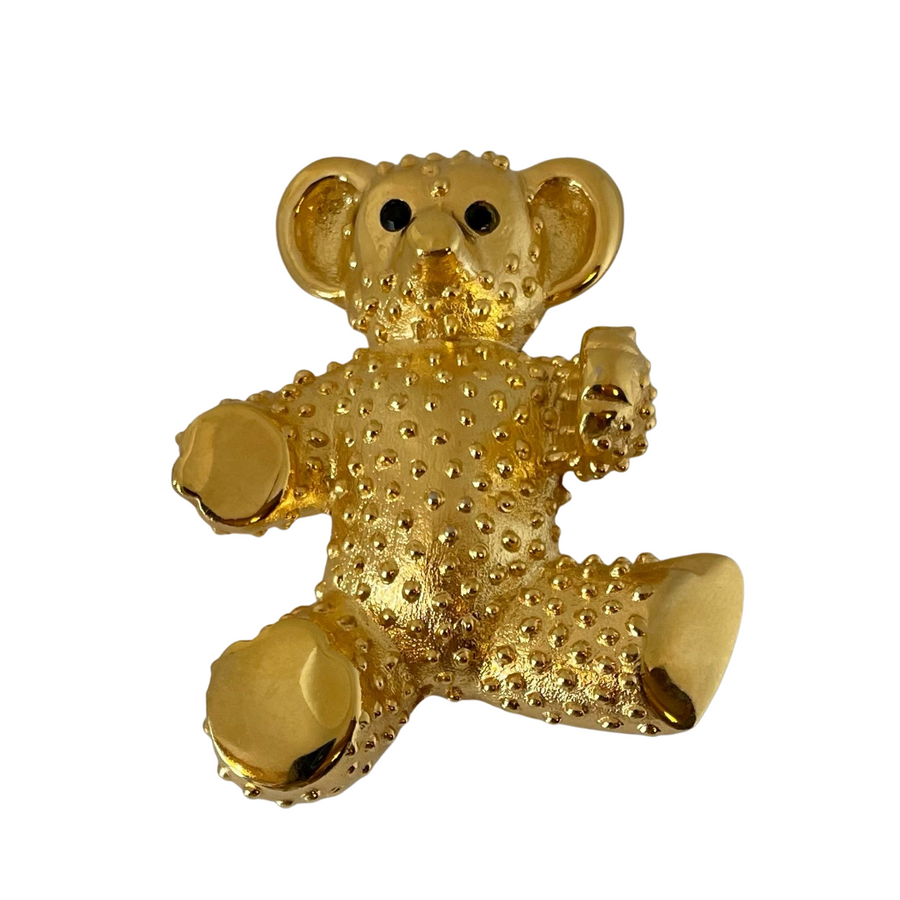 Vintage Butler & Wilson 40th Anniversary Teddy Bear Brooch