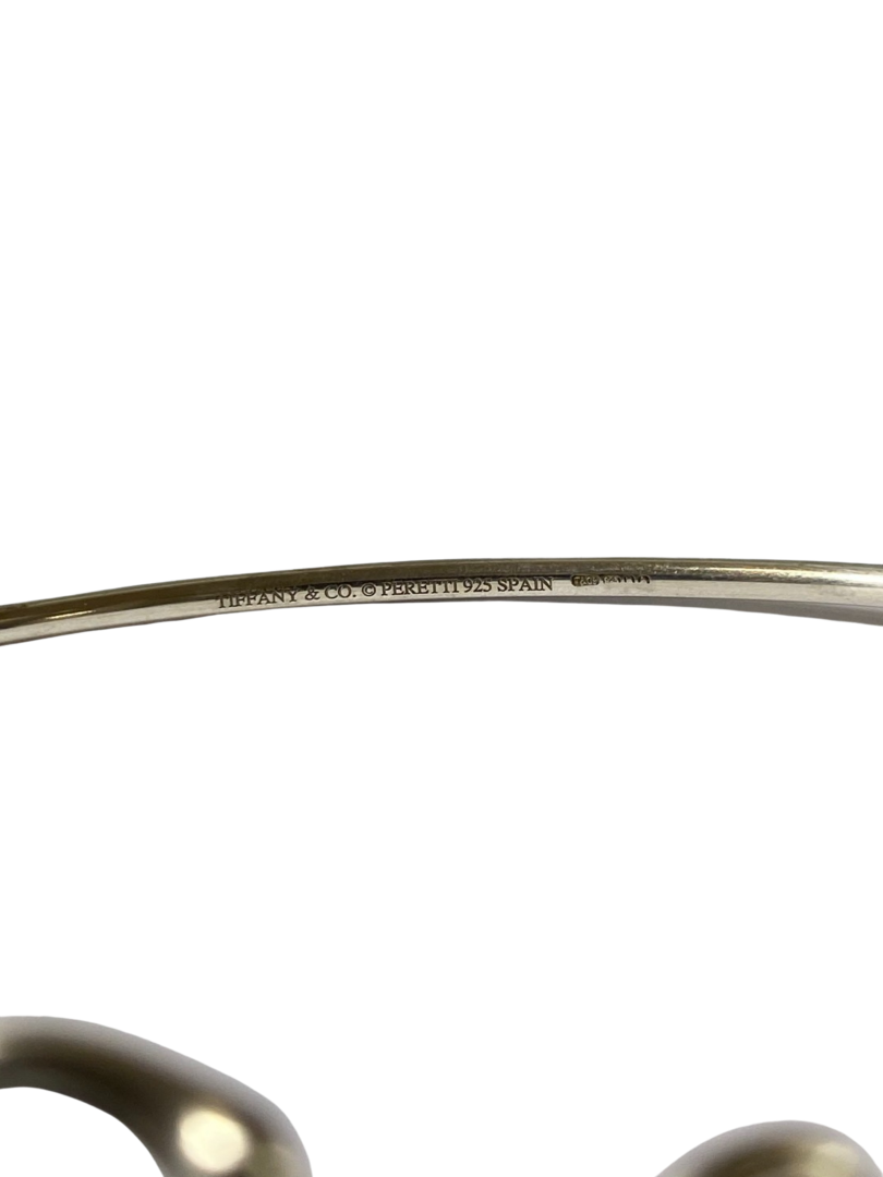 A Tiffany & Co. Elsa Peretti Double Open Heart Vintage Bangle