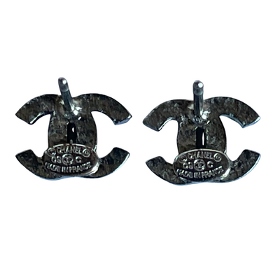 Vintage Chanel CC Stud Earrings