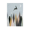 Frosted Pines Tea Towel - Leaping Stag