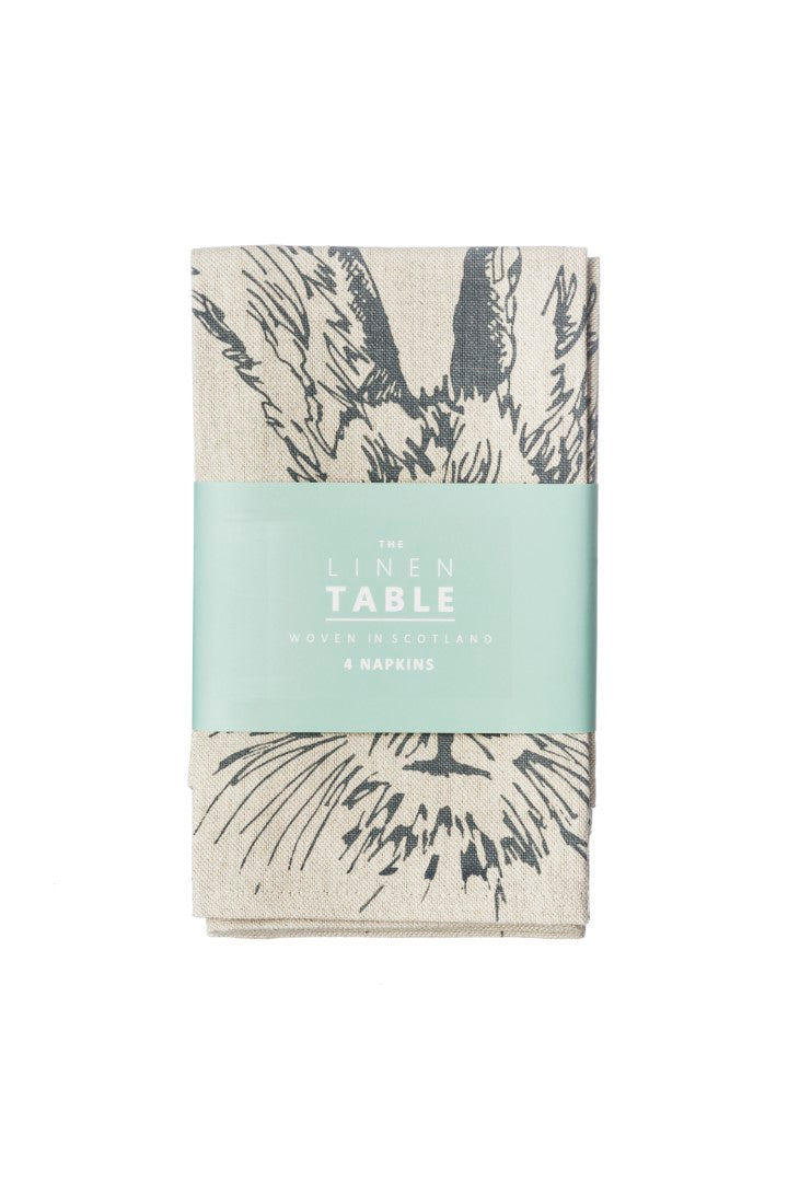 Country Animals Linen Napkins