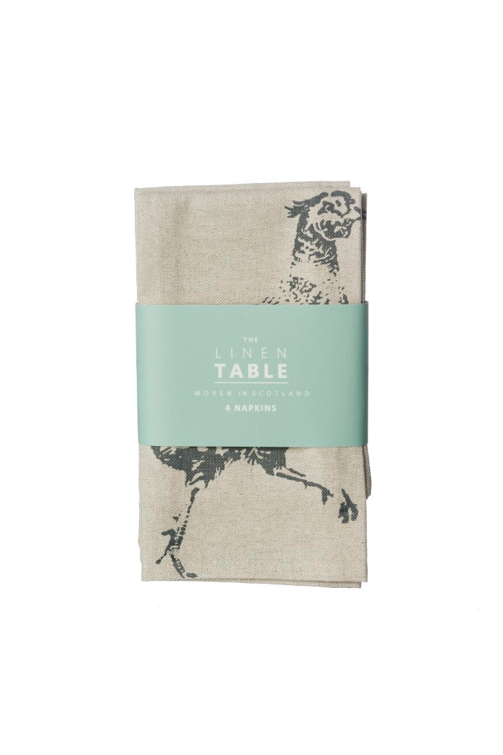 Pheasant Linen Napkins