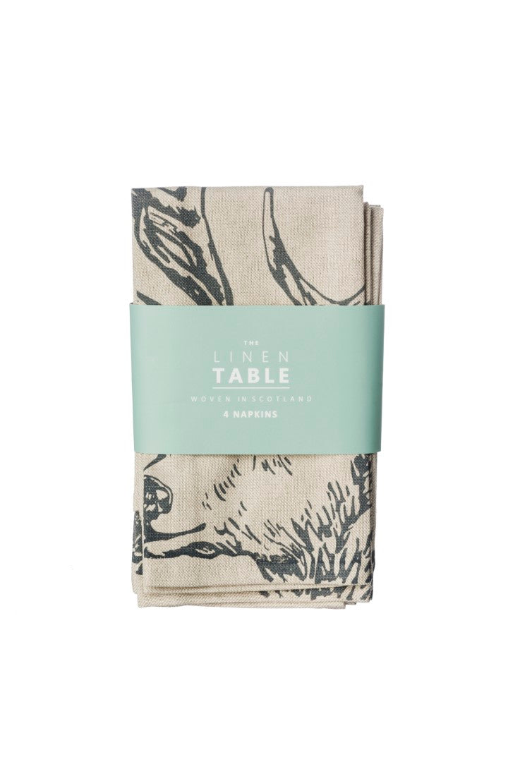 Stag Linen Napkins