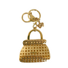 A Butler & Wilson Vintage Handbag Crystal Pink Ribbon Key Ring/Necklace