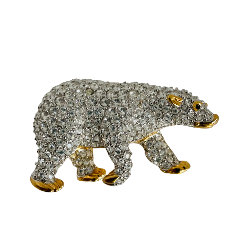 A Vintage Polar Bear Brooch