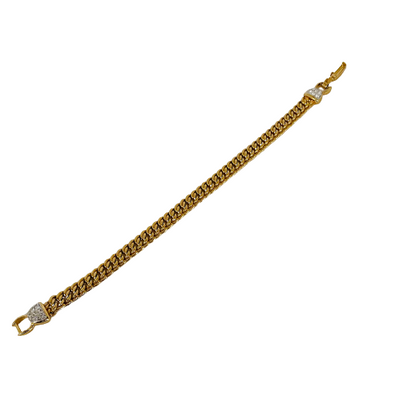 A Vintage Gold plated Crystal Bracelet