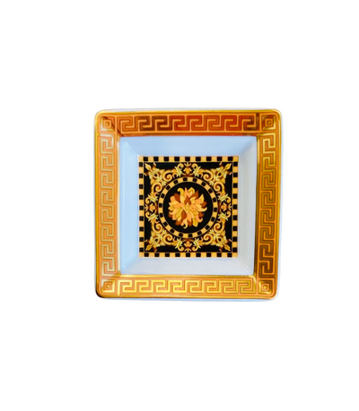 A Vintage Versace Barocco Mosaic Small Tray