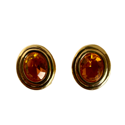A pair of Vintage Citrine Earrings
