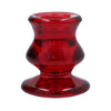 A Small Red Candle Holder