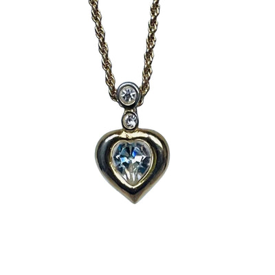 A Christian Dior Vintage Necklace with Heart Pendant