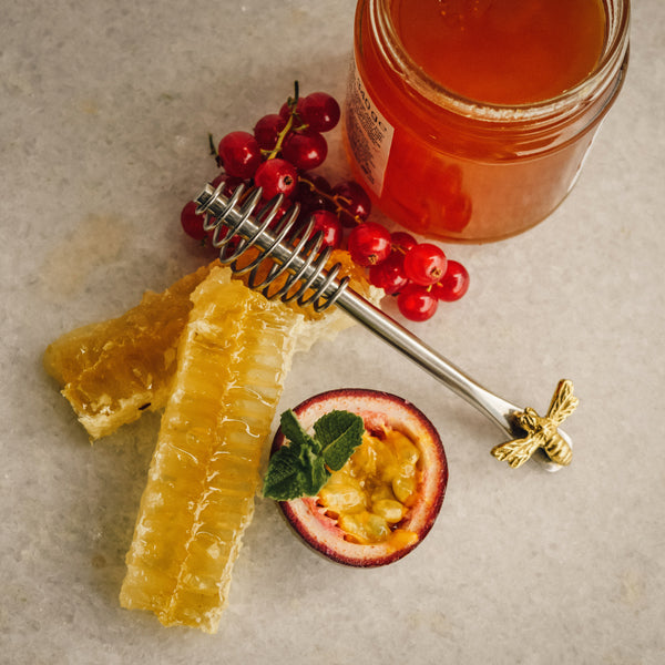 Queen Bee Honeycomb Honey Drizzler