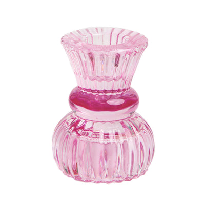 A Pink Candle Holder/Bud Vase