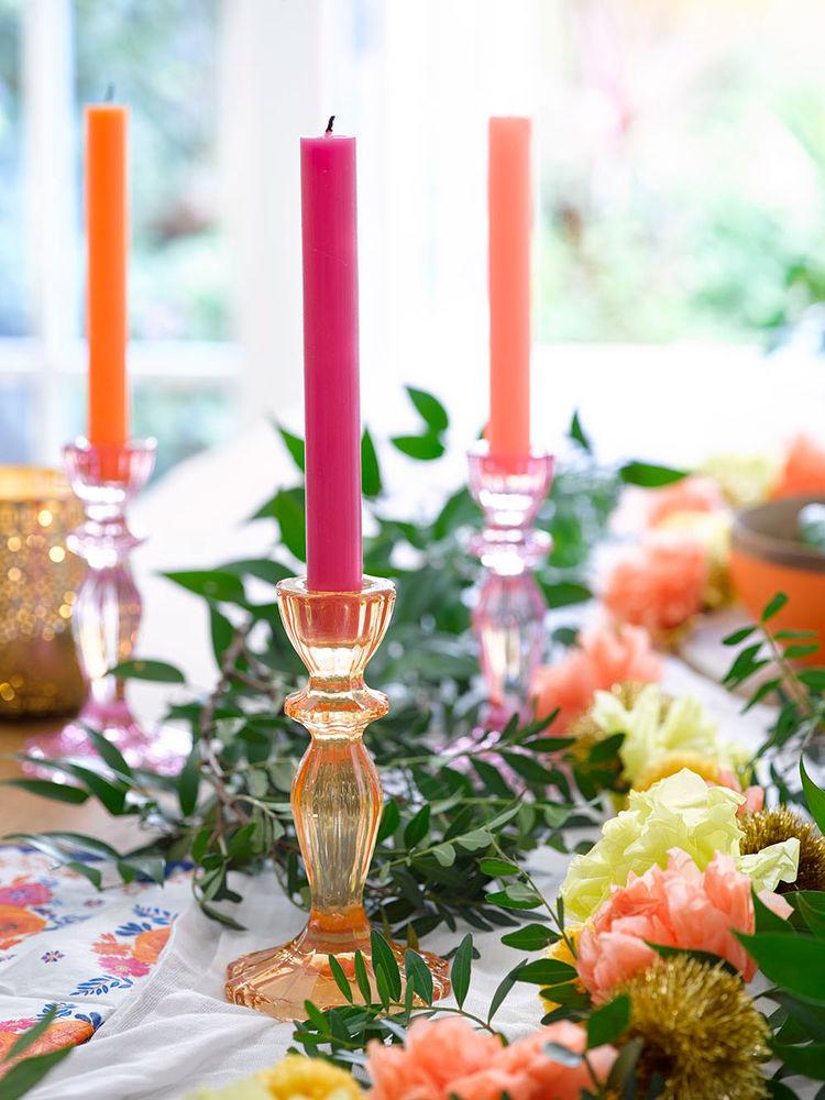 A pair of Candle Holders with Candles