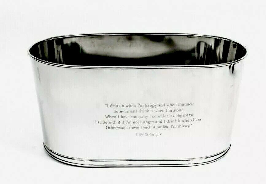 A Bollinger Champagne Bath / Wine Cooler