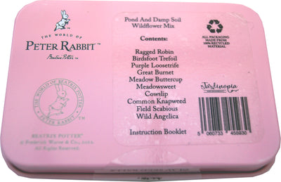 Beatrix Potter Peter Rabbit Seed Ball Tin - Pond and Damp Soil Mix