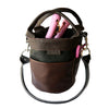 Leather Bucket Bag Brown - annabeljames