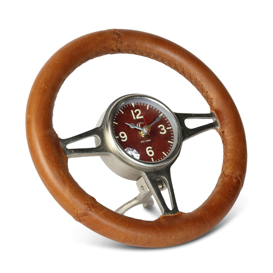 Classic Steering Wheel Desk Clock