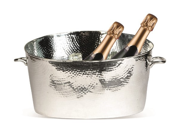 A Silver Plated Champagne Bath