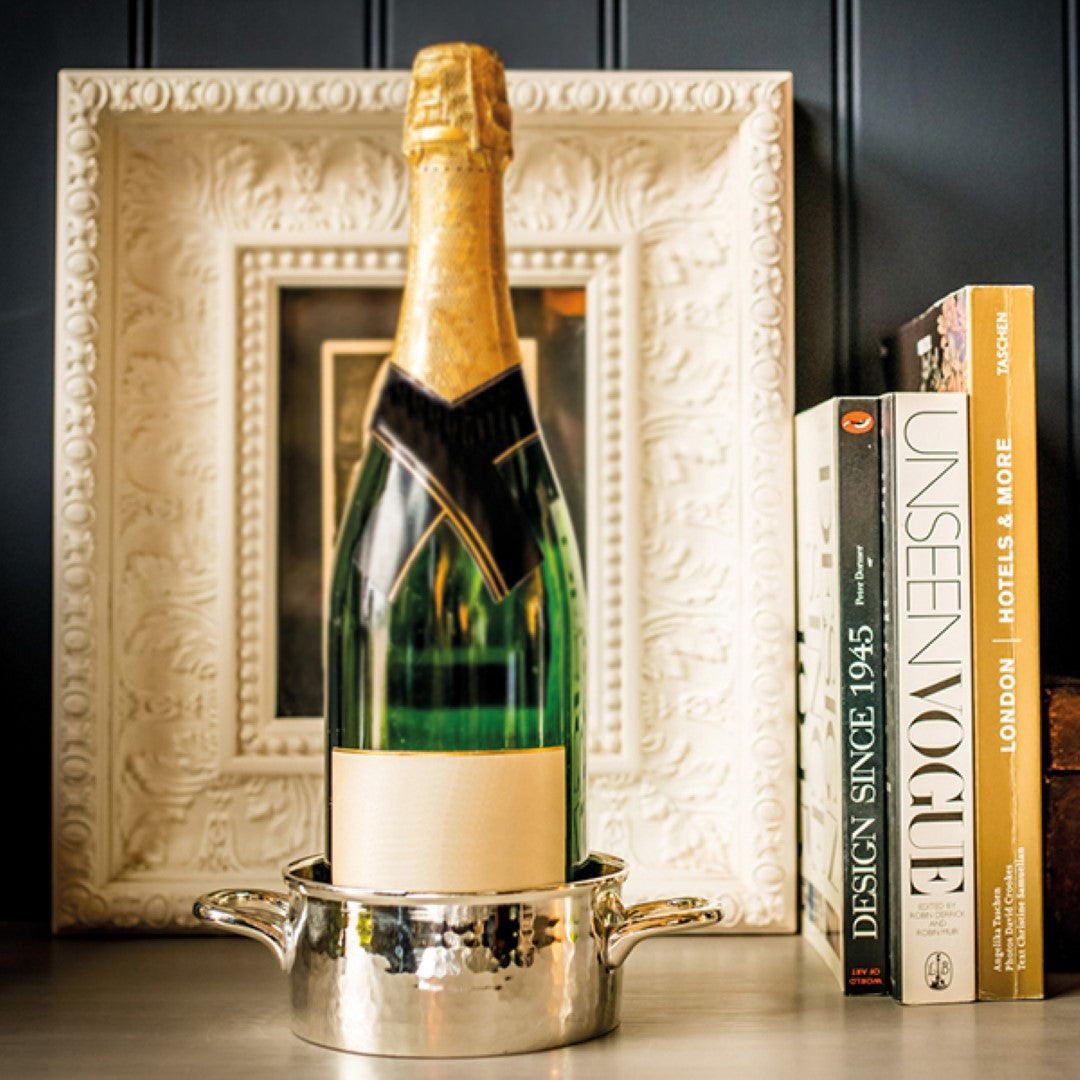 Silver Plated Bottle Coaster