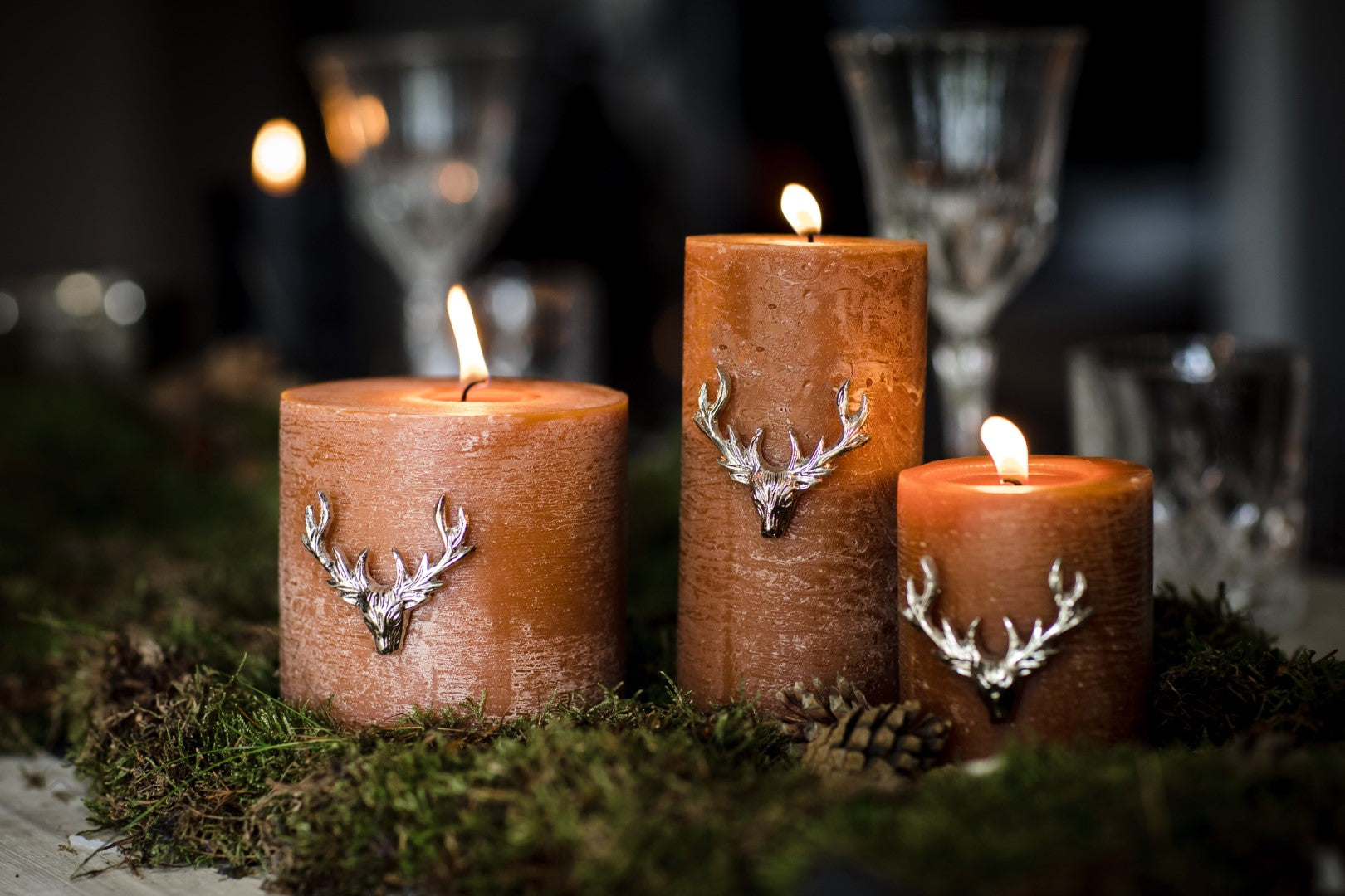 Stag Candle Pins