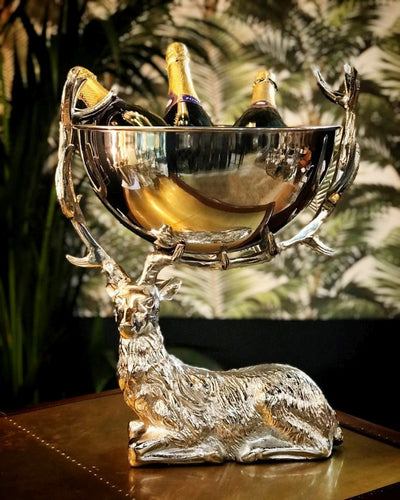 Resting Stag Punch Bowl / Wine Cooler
