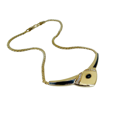 A Christian Dior Vintage Necklace in Art Deco Style