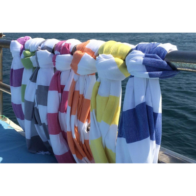 Cabana Stripe Towel available in different colours