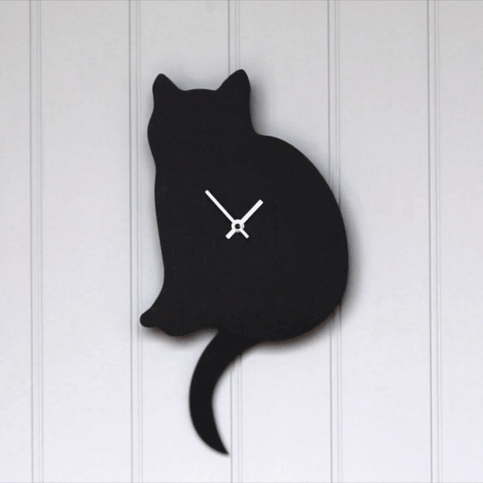 Cat Clock - annabeljames