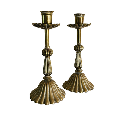 A pair of Vintage Brass Candlesticks