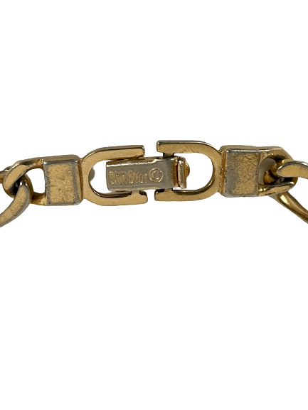 A Christian Dior Vintage Chain Link Bracelet, 1980s