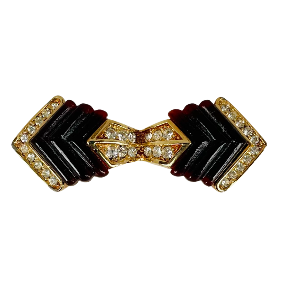 A Christian Dior Vintage Brooch in Art Deco Style
