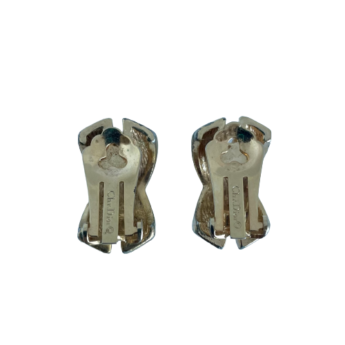 A Pair of Vintage Christian Dior Kiss Clip Earrings