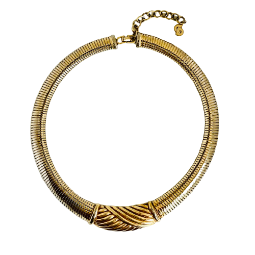 A Christian Dior Vintage Omega Necklace