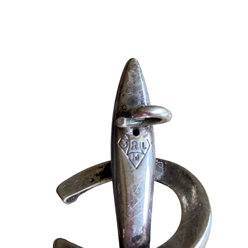 A late 19th Century Silver Antique Horseshoe Brooch