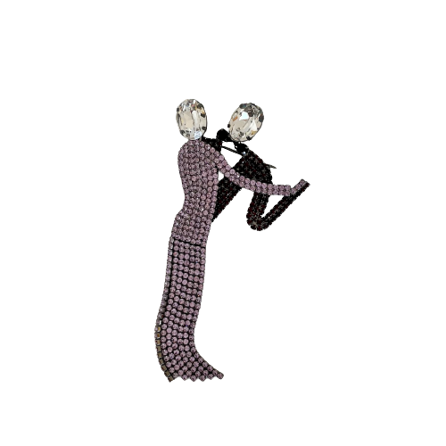 Butler and wilson dancing 2025 couple brooch