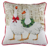 Festive Geese Cushion