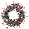 Frosted Fir and Rosehip Wreath