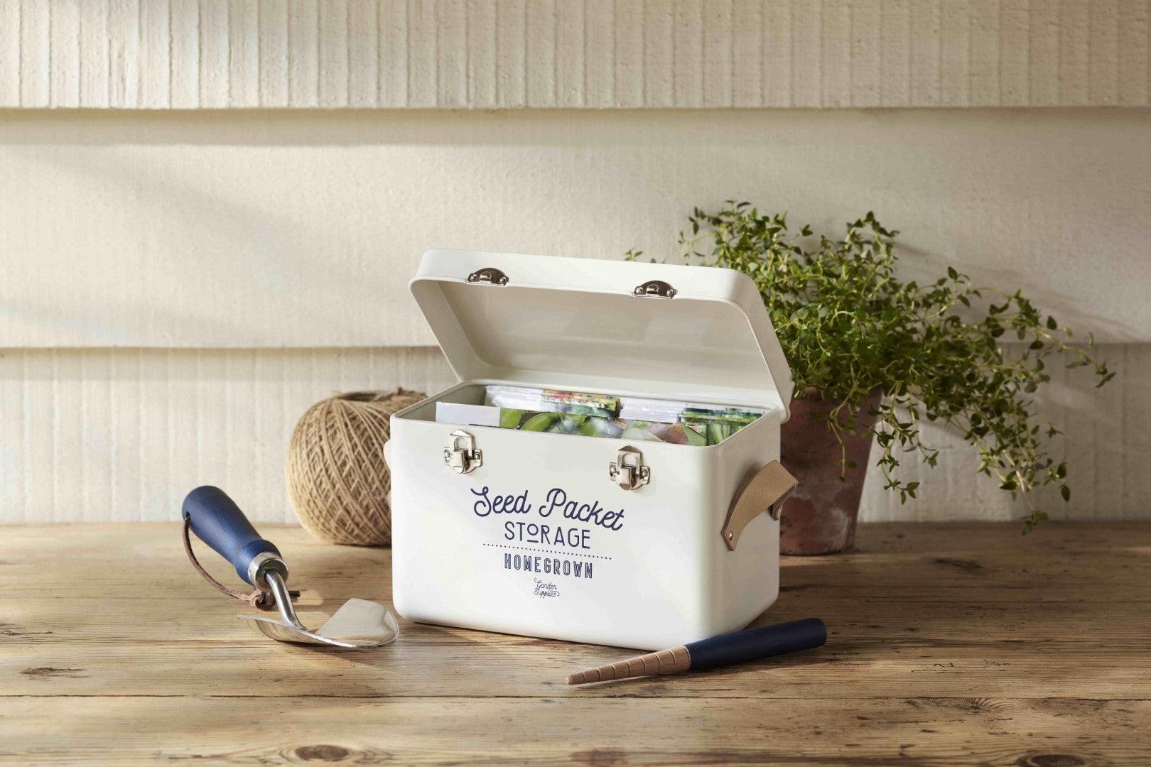 Seed Packet Storage Tin, Stone