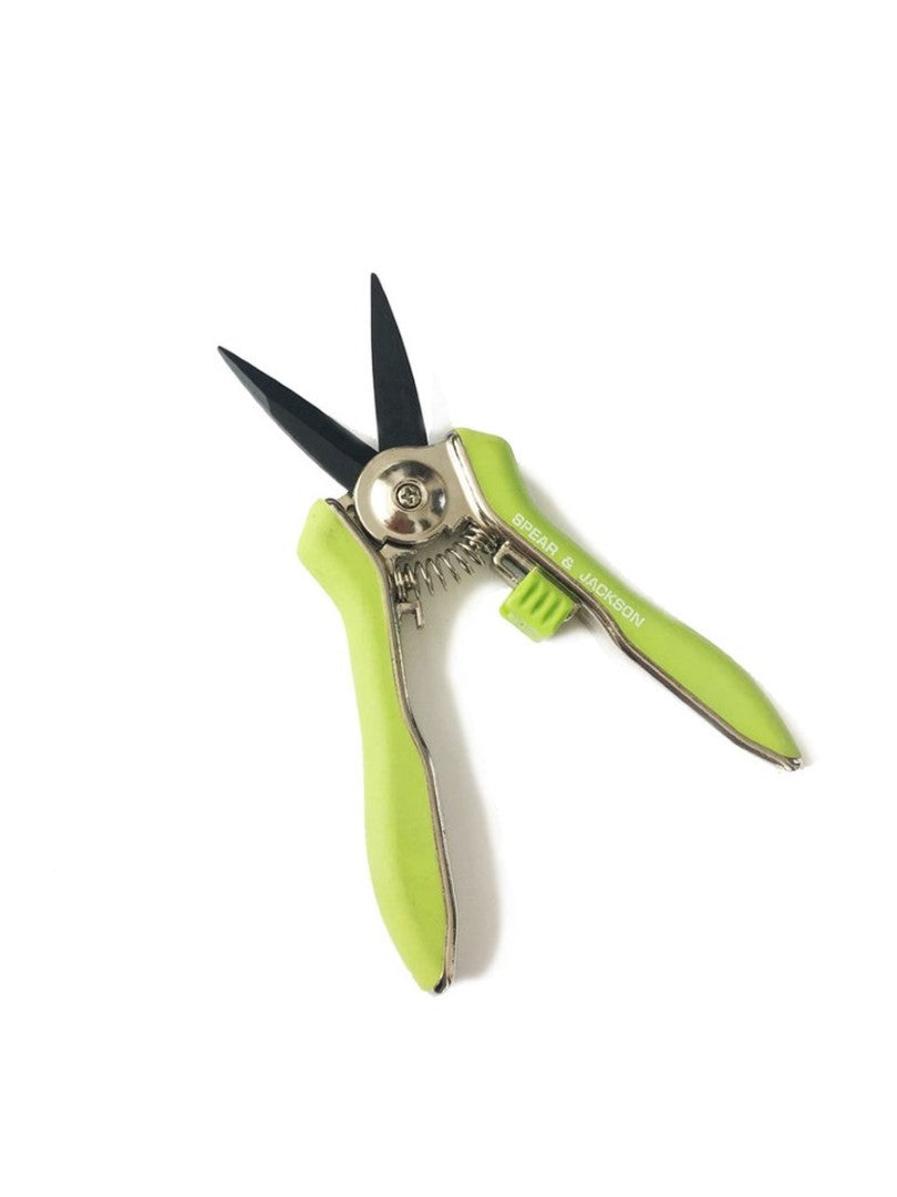 Flower Scissors in Leather Pouch