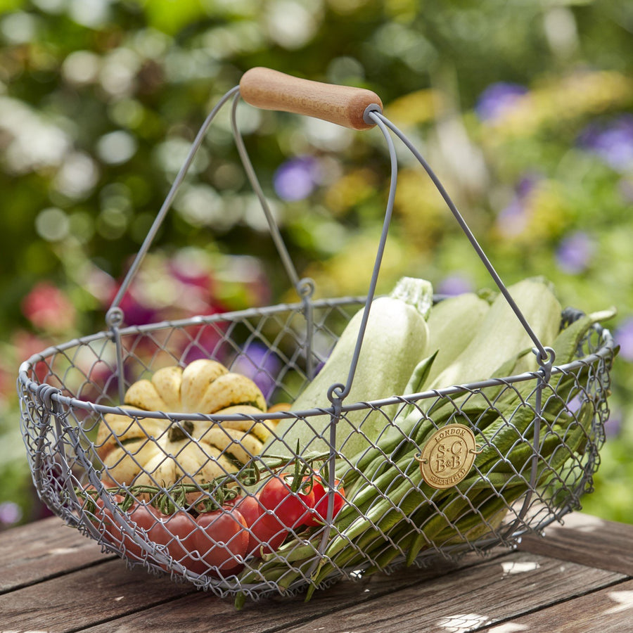 A harvesting basket - grey - annabeljames