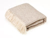 Natural Collection Pure New Wool Herringbone Throw