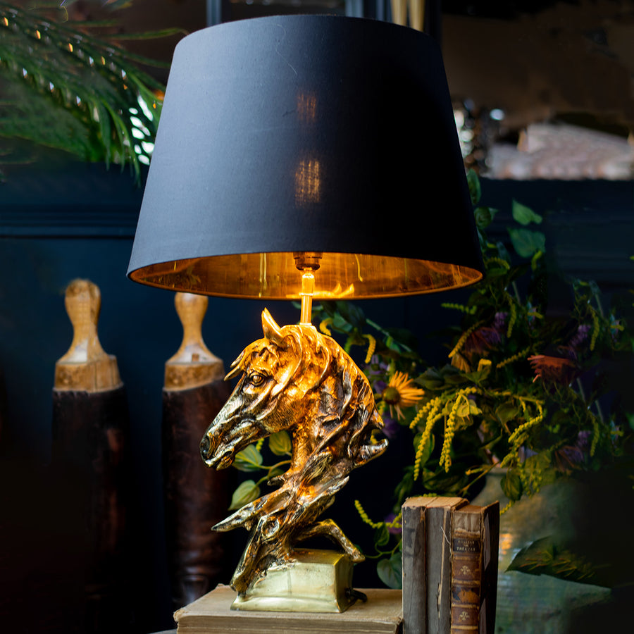 Horse Head Table Lamp